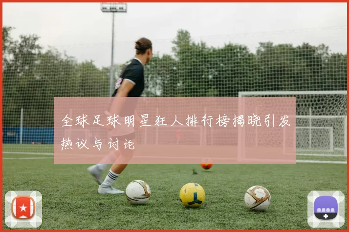 全球足球明星狂人排行榜揭晓引发热议与讨论